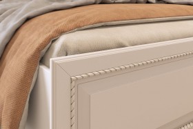 Белла Кровать 1.4 комфорт белый/джелато софт в Оби - ob.katalogmebeli.com | фото 5