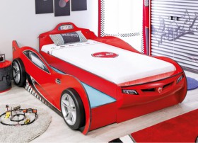 CARBED Кровать-машина Coupe с выдвижной кроватью Red 20.03.1306.00 в Оби - ob.katalogmebeli.com | фото