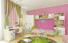 Детская комната Флёр (Белый/корпус Клен) в Оби - ob.katalogmebeli.com | фото 4