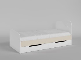 Диван-кровать Санни (Белый/корпус Клен) в Оби - ob.katalogmebeli.com | фото 2