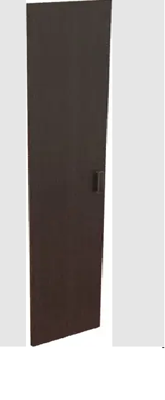 Дверь из ЛДСП к узкому стеллажу К-975. Ф Венге в Оби - ob.katalogmebeli.com | фото