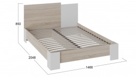 Кровать без ПМ «Сэнди» Тип 1 (без подъемного механизма) в Оби - ob.katalogmebeli.com | фото 4