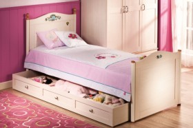 Кровать детская Балли 2-х уровневая (венге/белфорт) в Оби - ob.katalogmebeli.com | фото 4
