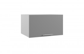 Гарда ГВПГ 800 шкаф верхний горизонтальный глубокий высокий (Белый Эмалит/корпус Серый) в Оби - ob.katalogmebeli.com | фото