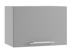 Гарда ПГ 500 шкаф верхний горизонтальный (Белый Эмалит/корпус Серый) в Оби - ob.katalogmebeli.com | фото