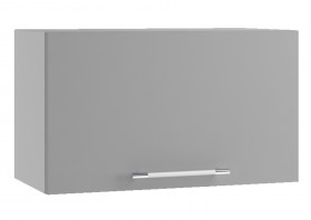 Гарда ПГ 600 шкаф верхний горизонтальный (Белый Эмалит/корпус Серый) в Оби - ob.katalogmebeli.com | фото