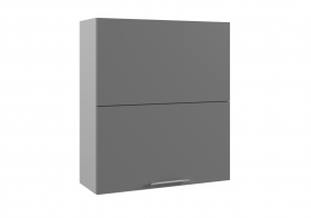 Гарда ПГПМ 800 шкаф верхний Blum Aventos (Белый/корпус Серый) в Оби - ob.katalogmebeli.com | фото