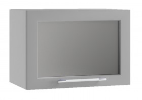 Гарда ПГС 500 шкаф верхний горизонтальный со стеклом Белый в Оби - ob.katalogmebeli.com | фото