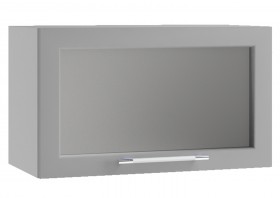 Гарда ПГС 600 шкаф верхний горизонтальный со стеклом Белый в Оби - ob.katalogmebeli.com | фото