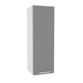 Гарда ВП 300 шкаф верхний высокий (Белый Эмалит/корпус Серый) в Оби - ob.katalogmebeli.com | фото