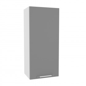 Гарда ВП 400 шкаф верхний высокий (Белый Эмалит/корпус Серый) в Оби - ob.katalogmebeli.com | фото