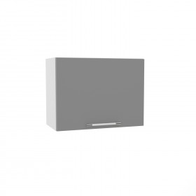 Гарда ВПГ 600 шкаф верхний горизонтальный высокий (Белый Эмалит/корпус Серый) в Оби - ob.katalogmebeli.com | фото
