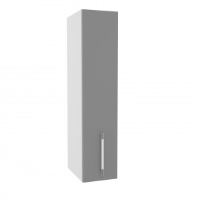 Шкаф верхний Капля ВП 200 (высокий/правый/Лайм глянец/Серый) в Оби - ob.katalogmebeli.com | фото