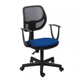 Кресло BRABIX Flip MG-305 (сине-черный) в Оби - ob.katalogmebeli.com | фото 3