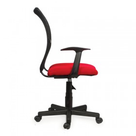 Кресло BRABIX Spring MG-307 (красно-черный) в Оби - ob.katalogmebeli.com | фото 3