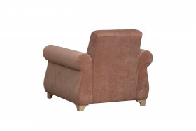 Кресло для отдыха "Порто" (велюр киви корица / микровельвет крем) в Оби - ob.katalogmebeli.com | фото 6