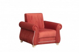 Кресло для отдыха "Порто" (микровелюр Гавайи бордо / микровельвет крем)/осн. в Оби - ob.katalogmebeli.com | фото