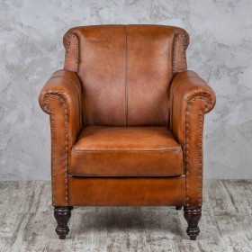 Кресло кожаное Лофт Чарльз в Оби - ob.katalogmebeli.com | фото 4