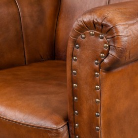 Кресло кожаное Лофт Чарльз в Оби - ob.katalogmebeli.com | фото 6