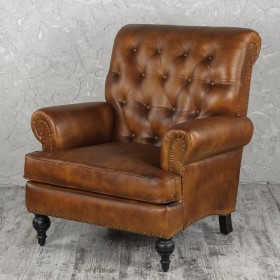 Кресло кожаное Чарльз в Оби - ob.katalogmebeli.com | фото