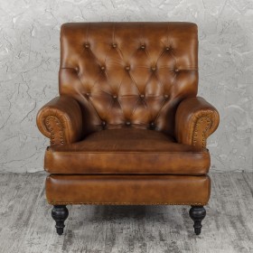 Кресло кожаное Чарльз в Оби - ob.katalogmebeli.com | фото 8