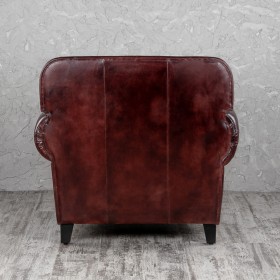 Кресло кожаное Элегант (Бордовый) в Оби - ob.katalogmebeli.com | фото 5