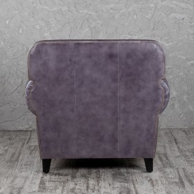 Кресло кожаное Элегант (Фиолетовый) в Оби - ob.katalogmebeli.com | фото 7