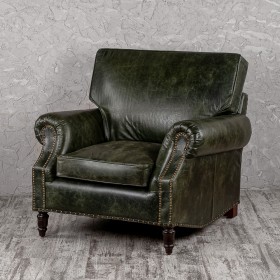 Кресло кожаное Лофт Аристократ (ширина 1070 мм) в Оби - ob.katalogmebeli.com | фото