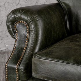 Кресло кожаное Лофт Аристократ (ширина 1070 мм) в Оби - ob.katalogmebeli.com | фото 5