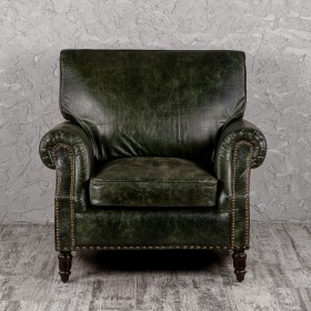 Кресло кожаное Лофт Аристократ (ширина 1070 мм) в Оби - ob.katalogmebeli.com | фото 9