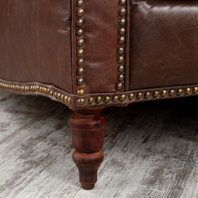 Кресло кожаное Лофт Аристократ (ширина 1100 мм) в Оби - ob.katalogmebeli.com | фото 3