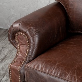 Кресло кожаное Лофт Аристократ (ширина 1100 мм) в Оби - ob.katalogmebeli.com | фото 5