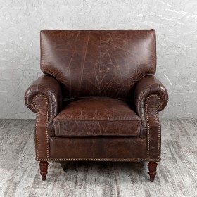 Кресло кожаное Лофт Аристократ (ширина 1100 мм) в Оби - ob.katalogmebeli.com | фото 8