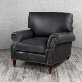 Кресло кожаное Лофт Аристократ в Оби - ob.katalogmebeli.com | фото 1