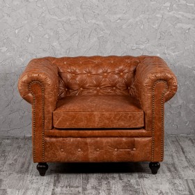 Кресло кожаное Лофт Честер (кожа буйвола) в Оби - ob.katalogmebeli.com | фото 7