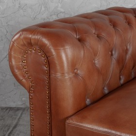 Кресло кожаное Лофт Честер (кожа) в Оби - ob.katalogmebeli.com | фото 3