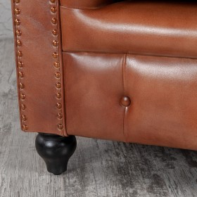 Кресло кожаное Лофт Честер (кожа) в Оби - ob.katalogmebeli.com | фото 5