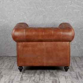 Кресло кожаное Лофт Честер (кожа) в Оби - ob.katalogmebeli.com | фото 7