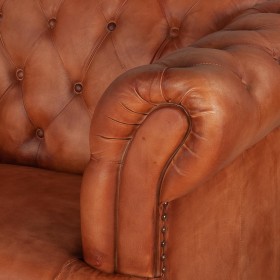 Кресло кожаное Лофт Честер-Нью в Оби - ob.katalogmebeli.com | фото 4