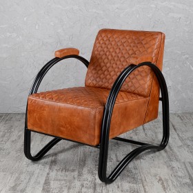 Кресло кожаное Лофт Стайл в Оби - ob.katalogmebeli.com | фото 1