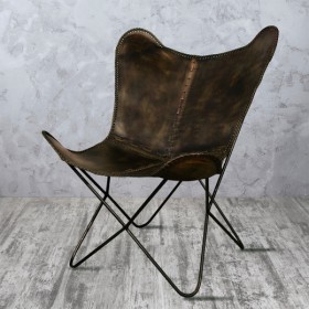 Кресло кожаное Лофт Честер-Нью в Оби - ob.katalogmebeli.com | фото 5