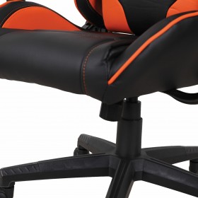 Кресло компьютерное BRABIX GT Racer GM-100 (черный, оранжевый) в Оби - ob.katalogmebeli.com | фото 2