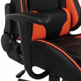 Кресло компьютерное BRABIX GT Racer GM-100 (черный, оранжевый) в Оби - ob.katalogmebeli.com | фото 3
