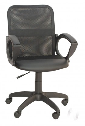 Кресло компьютерное Элегия М2 (черный/ткань сетка черная) в Оби - ob.katalogmebeli.com | фото