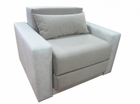 Кресло-кровать №2 (3Флок №2 капучино, 5 категория) в Оби - ob.katalogmebeli.com | фото