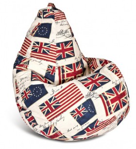 Кресло-мешок Британский Флаг в Оби - ob.katalogmebeli.com | фото
