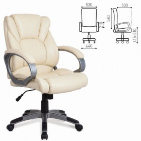 Кресло офисное BRABIX Eldorado EX-504 (бежевый) в Оби - ob.katalogmebeli.com | фото 1