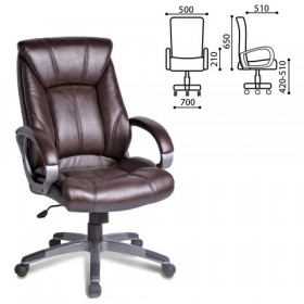 Кресло офисное BRABIX Maestro EX-506 (коричневый) в Оби - ob.katalogmebeli.com | фото 1