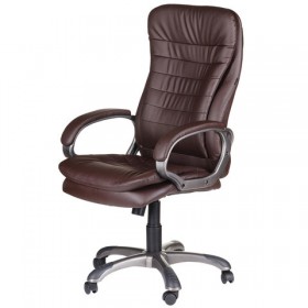 Кресло офисное BRABIX Omega EX-589 (коричневое) в Оби - ob.katalogmebeli.com | фото 4