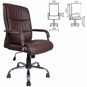 Кресло офисное BRABIX Space EX-508 (коричневый) в Оби - ob.katalogmebeli.com | фото 1